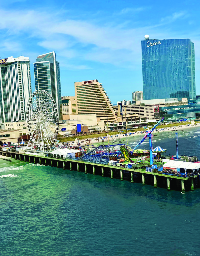 Steel Pier with Hard Rock and Ocean Casino in background